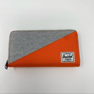Herschel Thomas Grey Orange Wallet